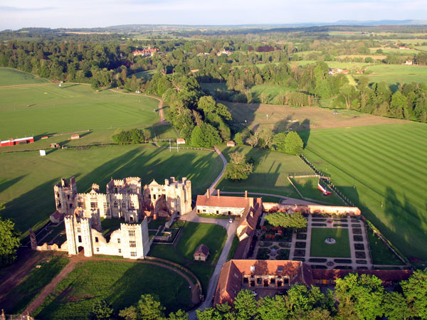 Ariel View of the Walled Garden at Cowdray