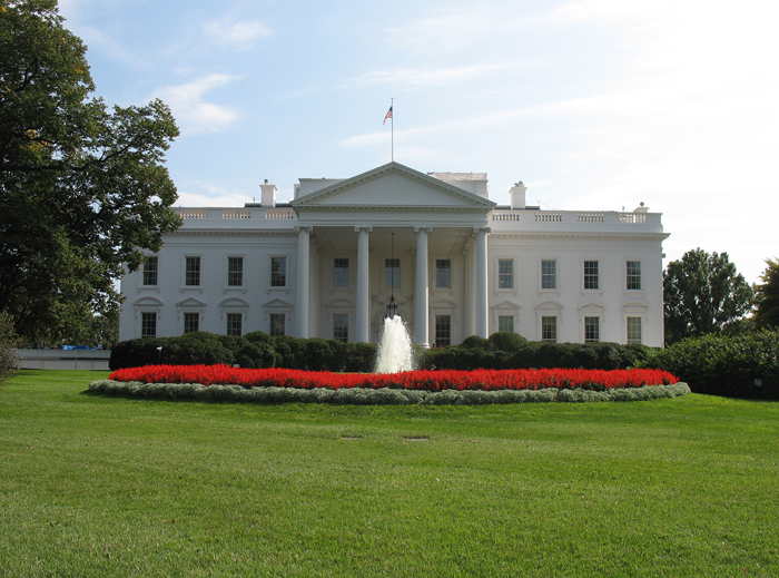 white house. at the White House (Photo