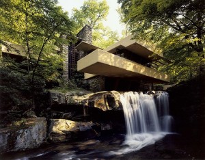 Falling water by Frank Lloyd Wright