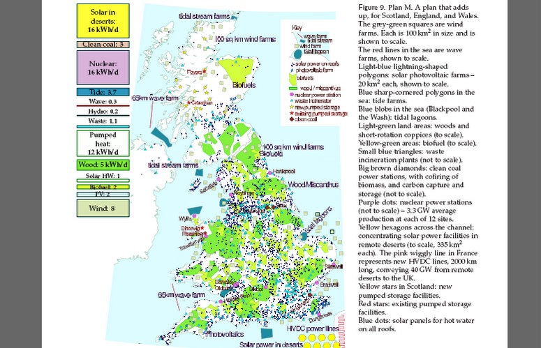 The landscape architecture should consider the implications for the landscape of supplying the UK's energy demand when the oil runs out