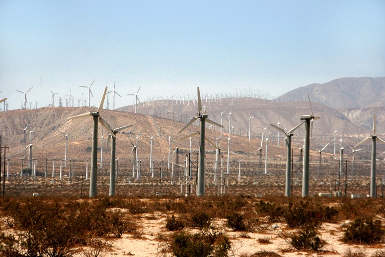 Palm Springs may show how Upland Britain will look in the age of renewable energy