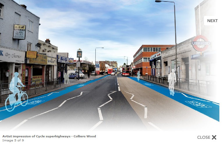 London's 'super' cycle highways are designed for ugliness