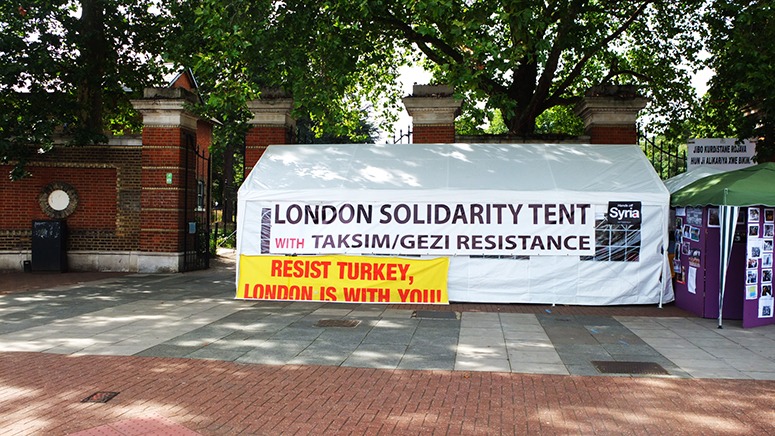 London park users call for Taksim Gezi Meydani to be conserved