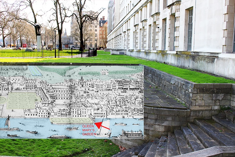 Queen Mary's lost Whitehall Palace Garden