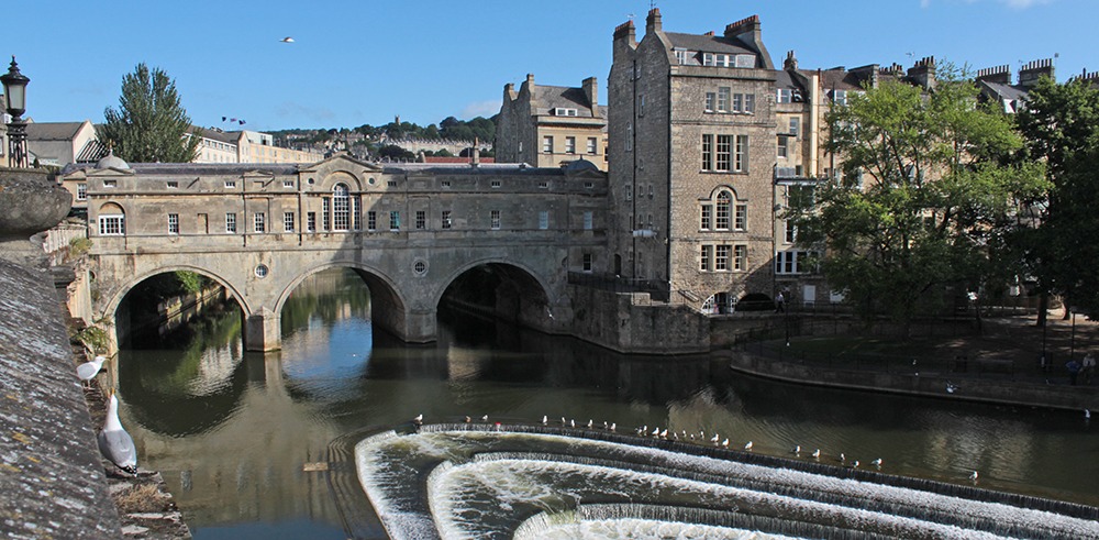 Bath, in the west of England, could well be described as a 'garden city'