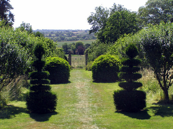 Topiary at Canons Ashby Gardens