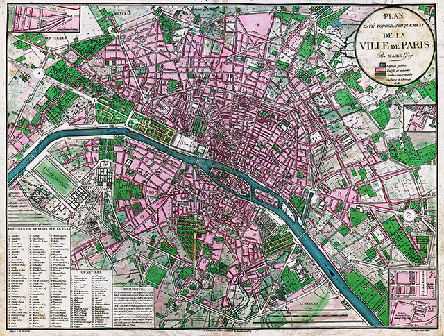 Paris urbanism plan