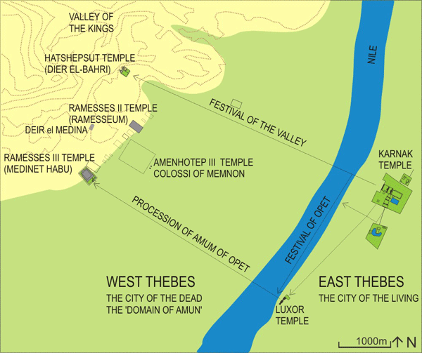 Map of Domain of Amun